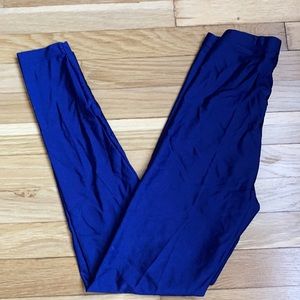 Full length American apparel dark blue leggings